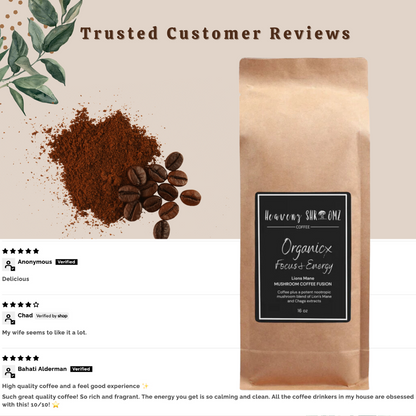Mushroom Coffee Fusion - Lion’s Mane & Chaga 16oz