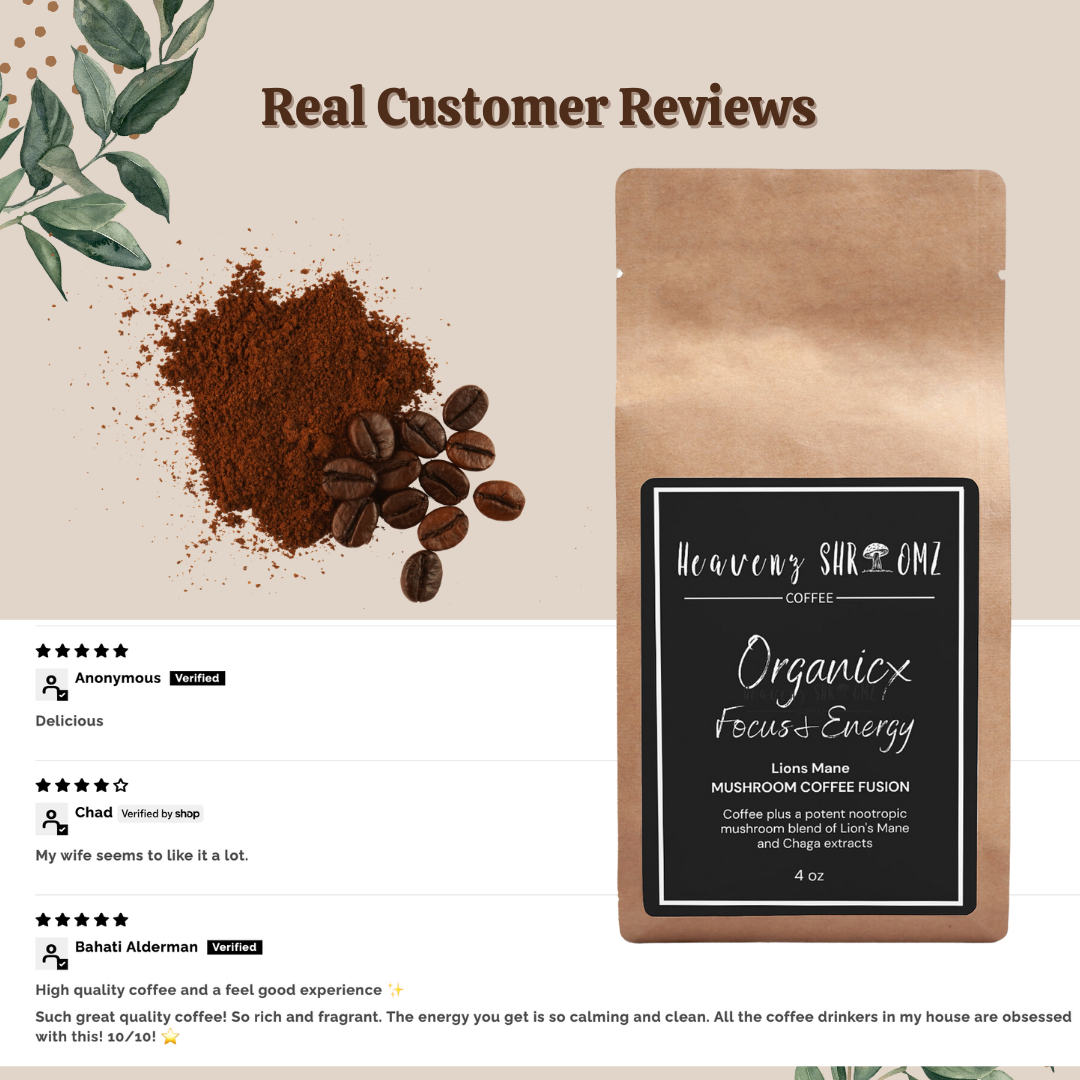 Mushroom Coffee Fusion -  4oz Sample Size